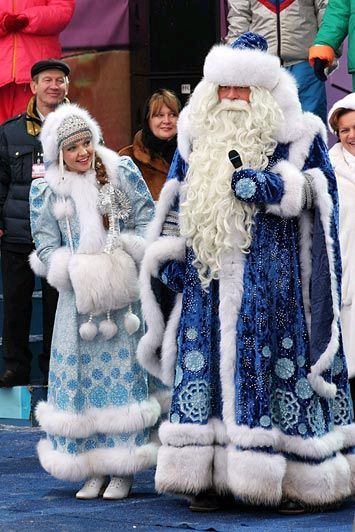 Russian santa shows his fondness for younger women